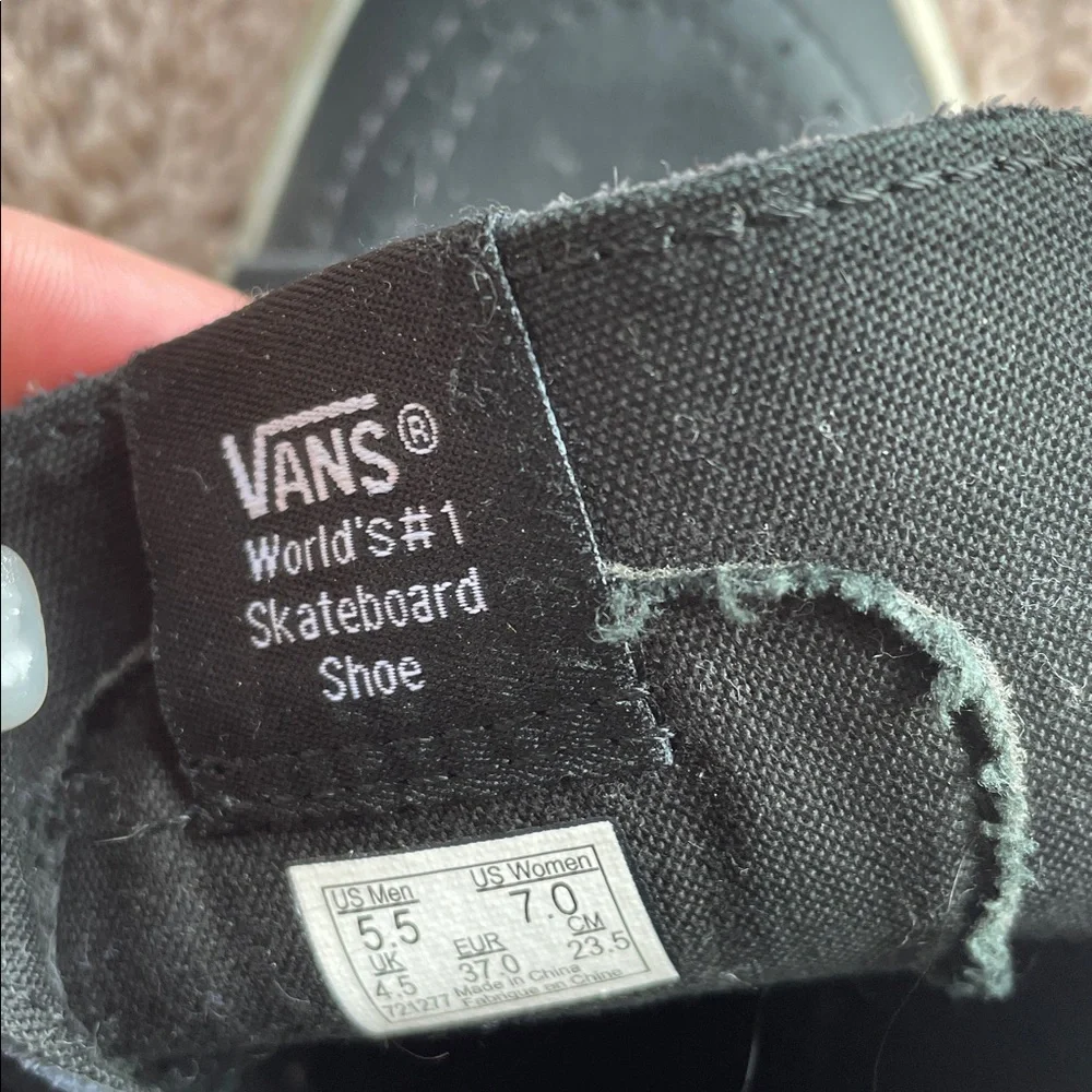 Vans Black High-Top Sneakers